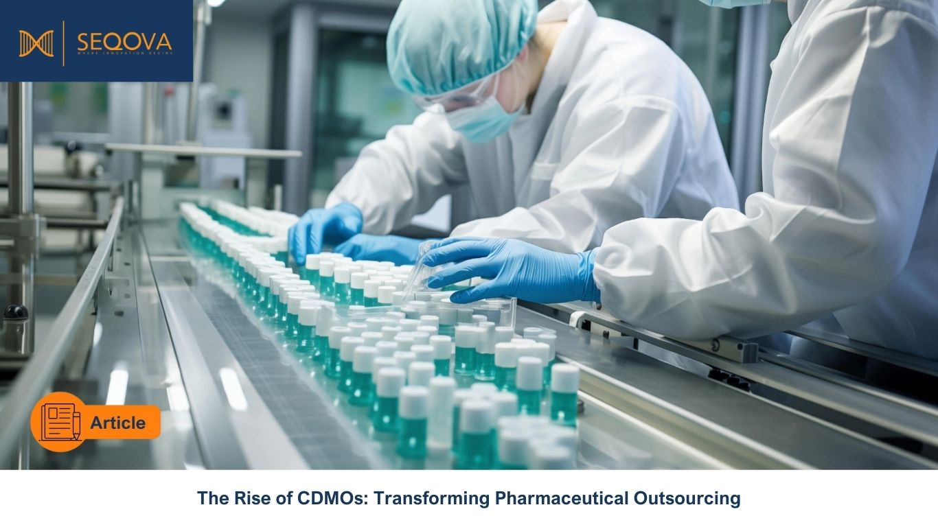 Formulation expert assessing production line at a CDMO facility